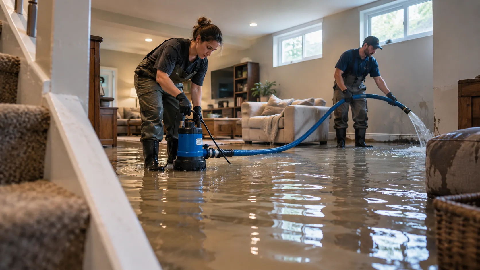 Flooded Basement Cleanup in Columbus, OH